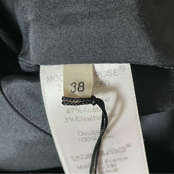 Celine Dress Black Sleeveless Fit & Flare Pockets Minimalist Luxury Classic LBD - Picture 8 of 12